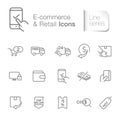 E-commerce & retail icons