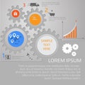 E-commerce infographics, Business concept, fast delivery servic