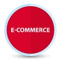 E-commerce flat prime red round button Royalty Free Stock Photo