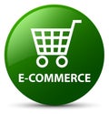 E-commerce green round button
