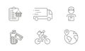 E-commerce Line Icon Set. Online Shop Linear Pictogram. Supermarket Shopping, Purchase Payment Outline Symbol. Global