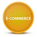 E-commerce luxurious glossy yellow round button abstract Royalty Free Stock Photo