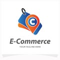 E-Commerce Point Logo Design Template