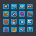 E-commerce shop icons