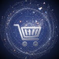 E-Commerce Shopping Cart Data Vortex Royalty Free Stock Photo