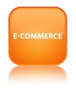 E-commerce special orange square button Royalty Free Stock Photo