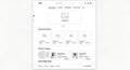 E-commerce Wireframe Homepage Design Royalty Free Stock Photo