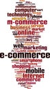 E-commerce word cloud