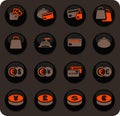 E-commers icons set Royalty Free Stock Photo
