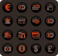 E-commers icons set Royalty Free Stock Photo