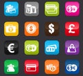 E-commers icons set Royalty Free Stock Photo