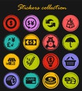 E-commers icons set Royalty Free Stock Photo