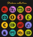 E-commers icons set Royalty Free Stock Photo