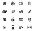E-commers icons set Royalty Free Stock Photo