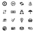 E-commers icons set Royalty Free Stock Photo