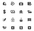 E-commers icons set Royalty Free Stock Photo