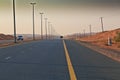 E55 Desert Road in Sharjah United Arab Emirates