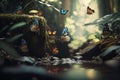 e designEnchanted Forest Cascade: Stunning Butterflies & Fairy Tale Insects