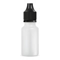 E juice bottle. Dropper jar mockup. Vector tube