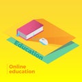 Online education vector