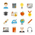 E-learning flat icon