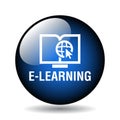 E-learning icon button