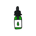 E-liquid, vape liquid doodle icon