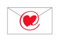 E-love message Royalty Free Stock Photo