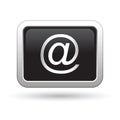 E mail icon on the button Royalty Free Stock Photo