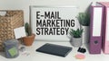 E-mail marketing business concept