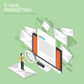 E-mail marketing concept Royalty Free Stock Photo