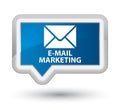 E-mail marketing prime blue banner button Royalty Free Stock Photo