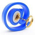 E-mail Security concept Royalty Free Stock Photo