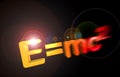 E=mc2 theory of relativity Royalty Free Stock Photo