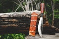 E-nep knife Thai native Knives for survival in the forest Royalty Free Stock Photo