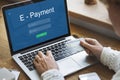 E-Payment Internet Banking Technology Concept Royalty Free Stock Photo