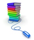 E-reading Royalty Free Stock Photo