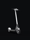 E-scooter, ecologic urban vehicle, dark background