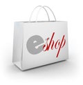 E-Shop Store Bag Buyer Customer Purchasing Products Merchandise