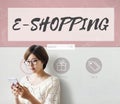 E-shopping Buy Online Internet Store Concept Royalty Free Stock Photo