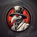 E-Sport and Sports Team Vector Plague Doctor Logo Illustration