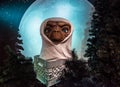 E.T. the Extra Terrestrial, wax sculpture, Madame Tussaud Royalty Free Stock Photo