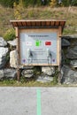 E-vehicle charging station. Austria