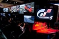 E3 2010, Sony introducing Gran Turismo 5 Royalty Free Stock Photo