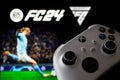 EA FC 24 with xbox controller on TV screen, 28, september, 2023, Dnipro, Ukraine