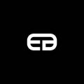 EA letter logo vector icon