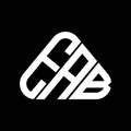 EAB letter logo creative design with vector graphic, EAB Royalty Free Stock Photo
