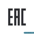 EAC mark Symbol icon vector illustration design Royalty Free Stock Photo