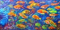 Fishscape: Immersive Digital Fish Paintings for Nature Lovers