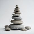 Each stone features subtle white striations, adding texture and contrast Royalty Free Stock Photo